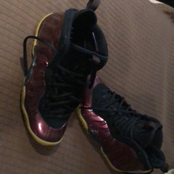 Nike Little Posite One GS 'Night Maroon’ - Picture 7 of 8